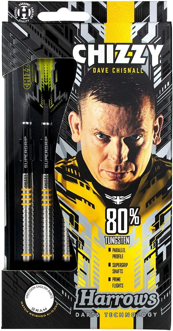 Harrows Soft Darts Dave Chisnall Chizzy 80% Tungsten Softtip Dart Softdart Hochwertiger Tungsten Dar