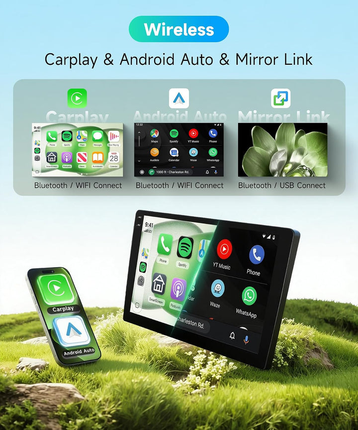 Rimoody 4G+64G Android 15 Autoradio für Ford Fiesta Mk5 2002-2008 9 Zoll Incell Touchscreen Autoradi