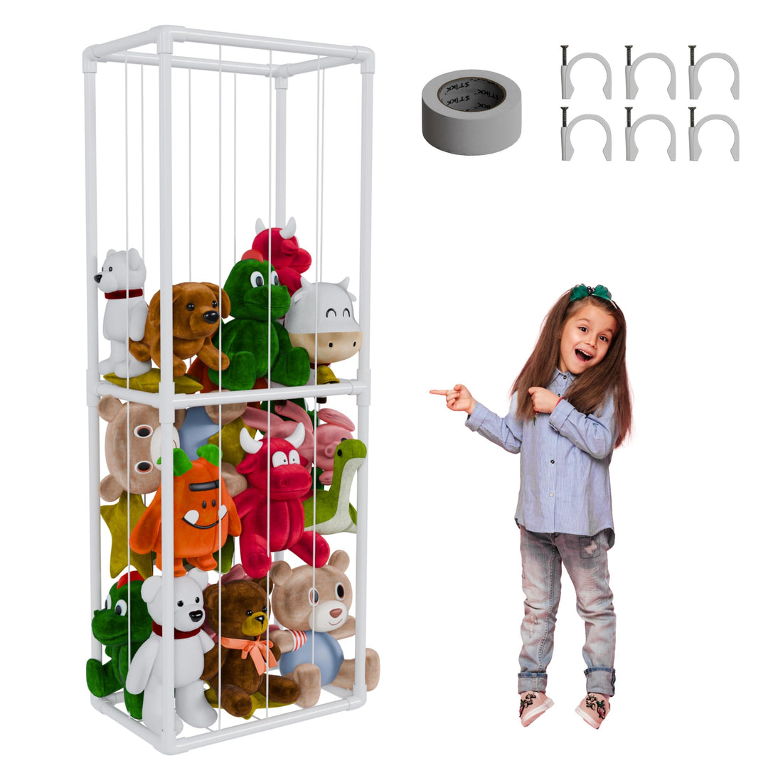 Kuscheltier Aufbewahrung Möbel leicht &amp; mobil, platzsparend im Kinderzimmer, dekorative Einrichtung,