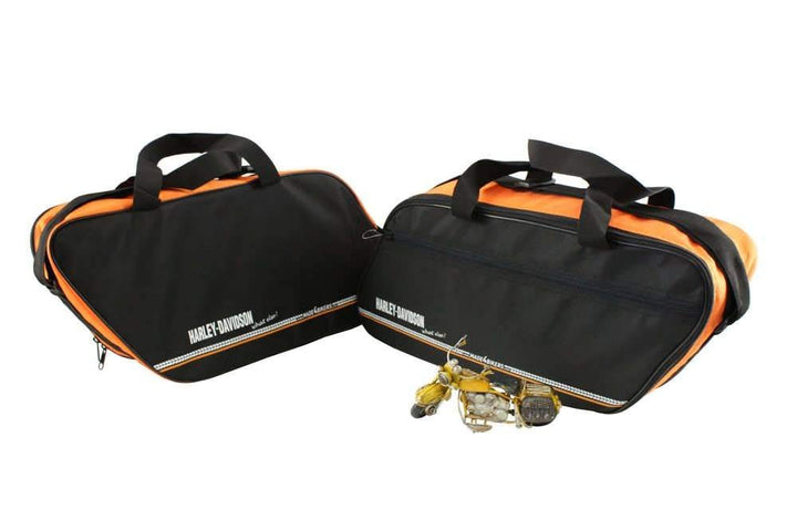 made4bikers: Bedruckte Koffer Innentaschen passend für Harley-Davidson Road King sowie Road-, Street