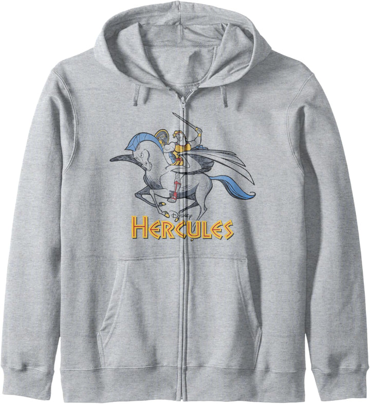 Disney Hercules Distressed Riding Pegasus Kapuzenjacke
