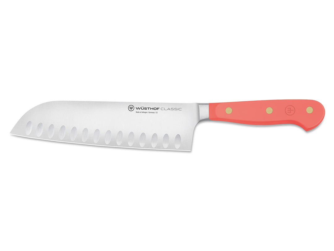 WÜSTHOF Classic Santoku 17 cm, Coral Peach (Orange) Coral Peach 17 cm, Coral Peach 17 cm