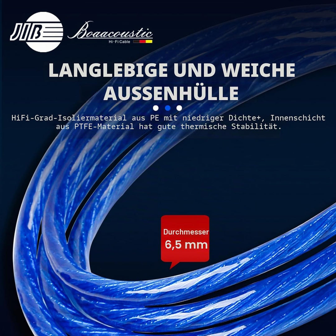 JIB Digital Koaxial Audio kabel Cinch Kabel Subwoofer Kabel RCA Cable S-OCC Cinch RCA S/PDIF Digital
