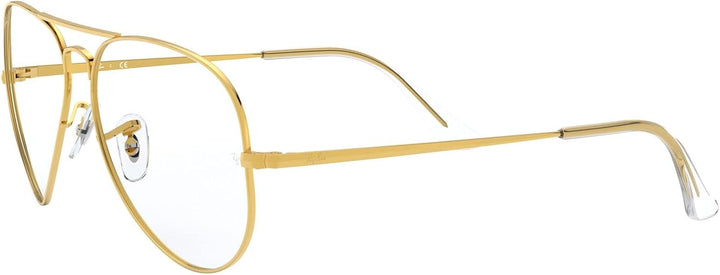 Ray-Ban Unisex AVIATOR-0RX64893086, Legend Gold, 55