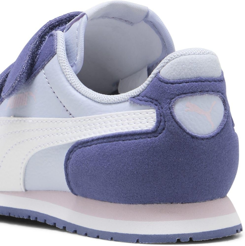 PUMA Unisex Kinder Cabana Racer Sl 20 V Ps Sneaker 28 EU Cool Weather Puma White Blue Crystal Rose M