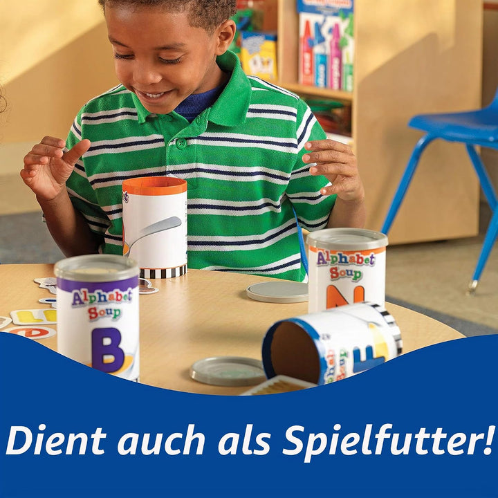 Learning Resources Sortierspiel „Buchstabensuppe“ Suppensortierer, Suppensortierer