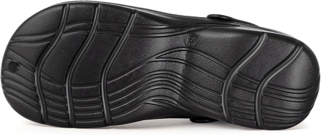 Eagsouni Damen Herren Lined Clogs Winter Hausschuhe Gefüttert Pantoletten Gartenschuhe Wärme Pantoff