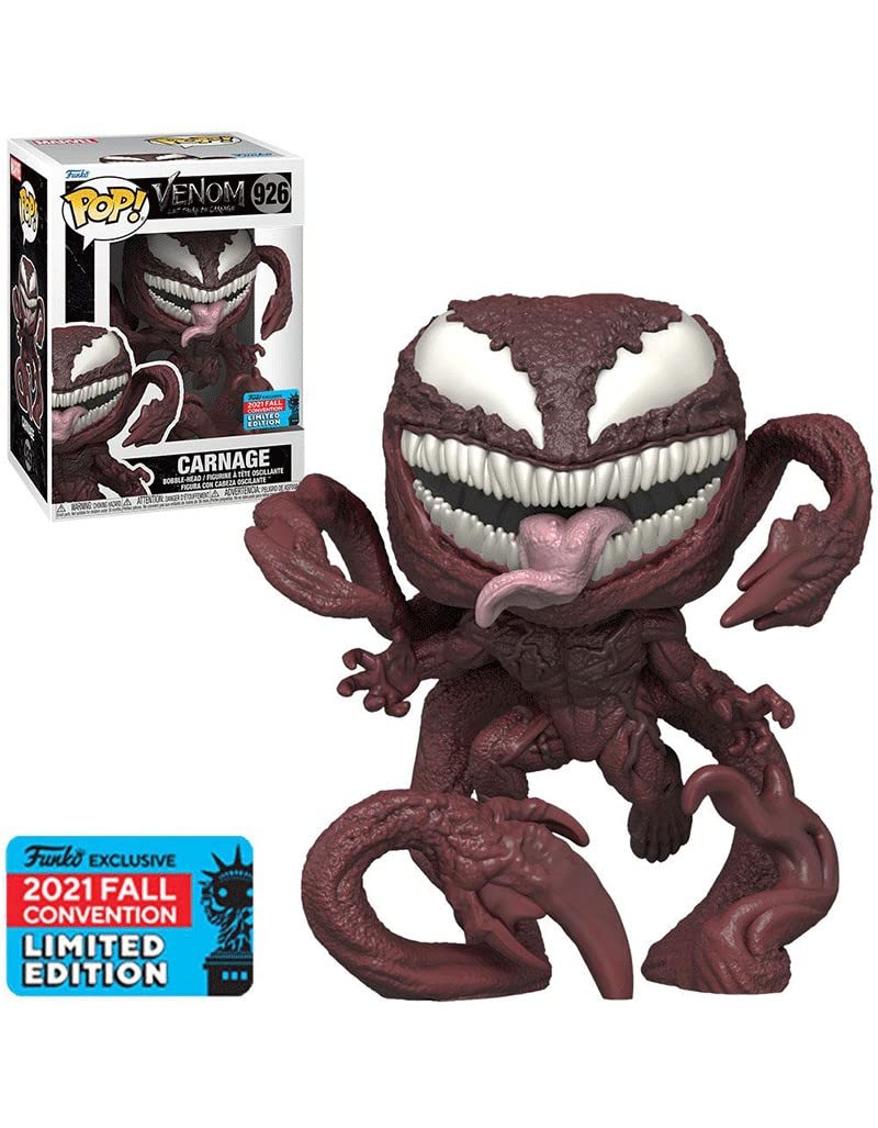 Funko Pop Marvel Venom Carnage Figur 2021 Fall Convention 