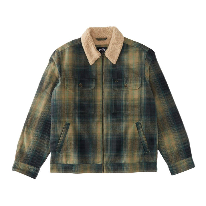 Billabong Herren Barlow Sherpa Windbreaker, Dunkler Wald