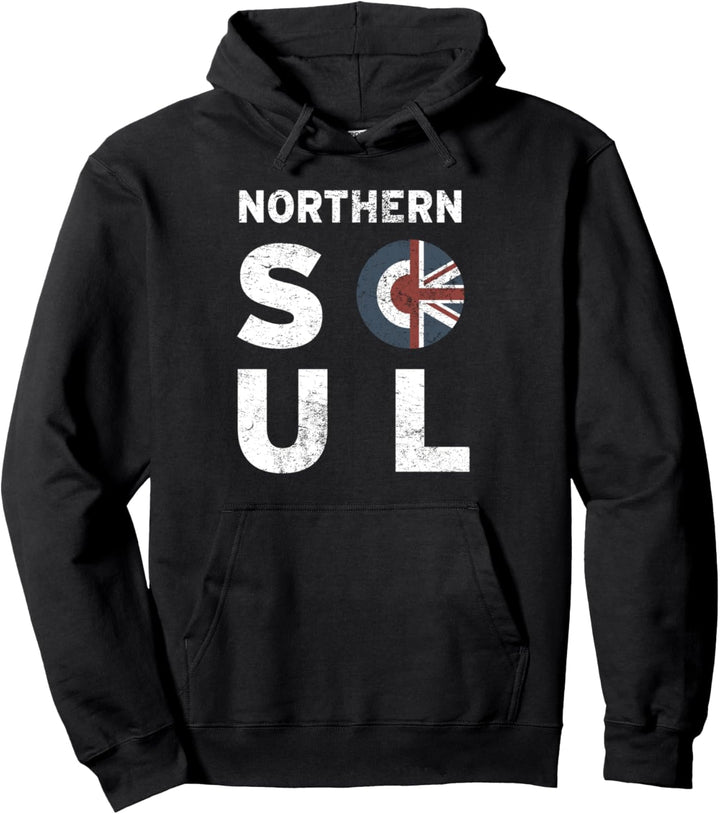 Northern Soul Music Mod Sign Pullover Hoodie