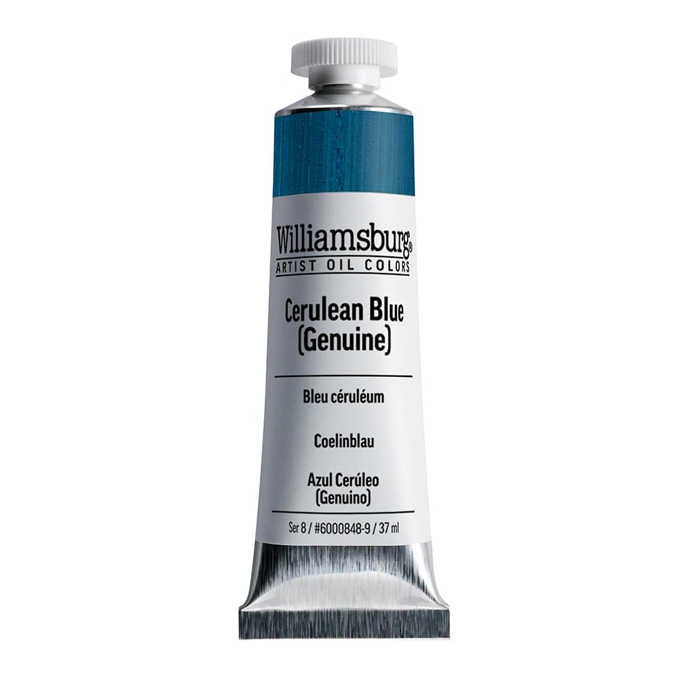 Williamsburg - Handgemachte Oelfarbe - 37 ml - Coelinblau Original 37 ml Tube blau, 37 ml Tube blau