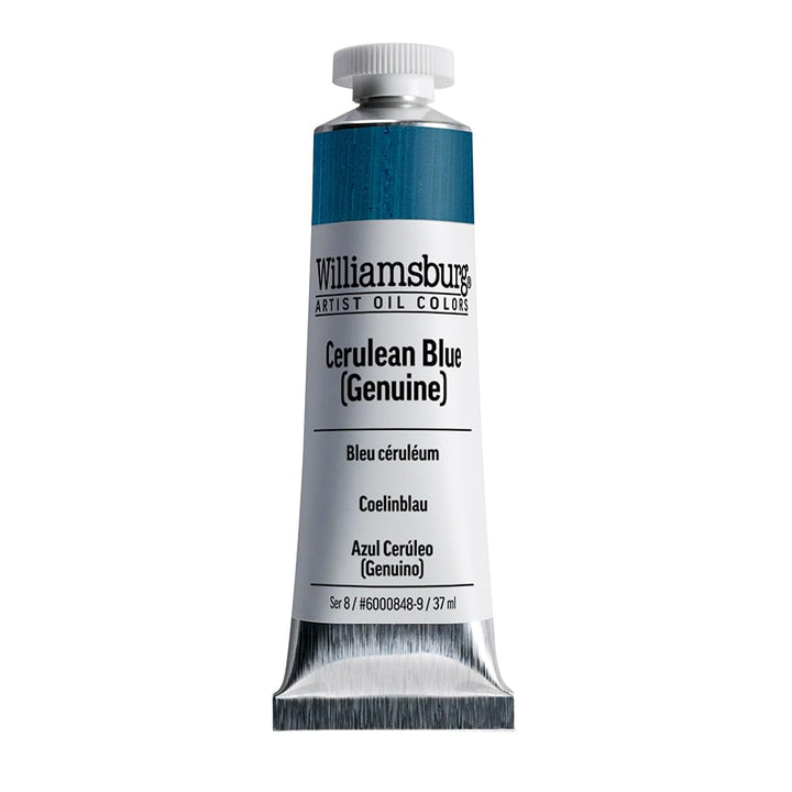 Williamsburg - Handgemachte Oelfarbe - 37 ml - Coelinblau Original 37 ml Tube blau, 37 ml Tube blau