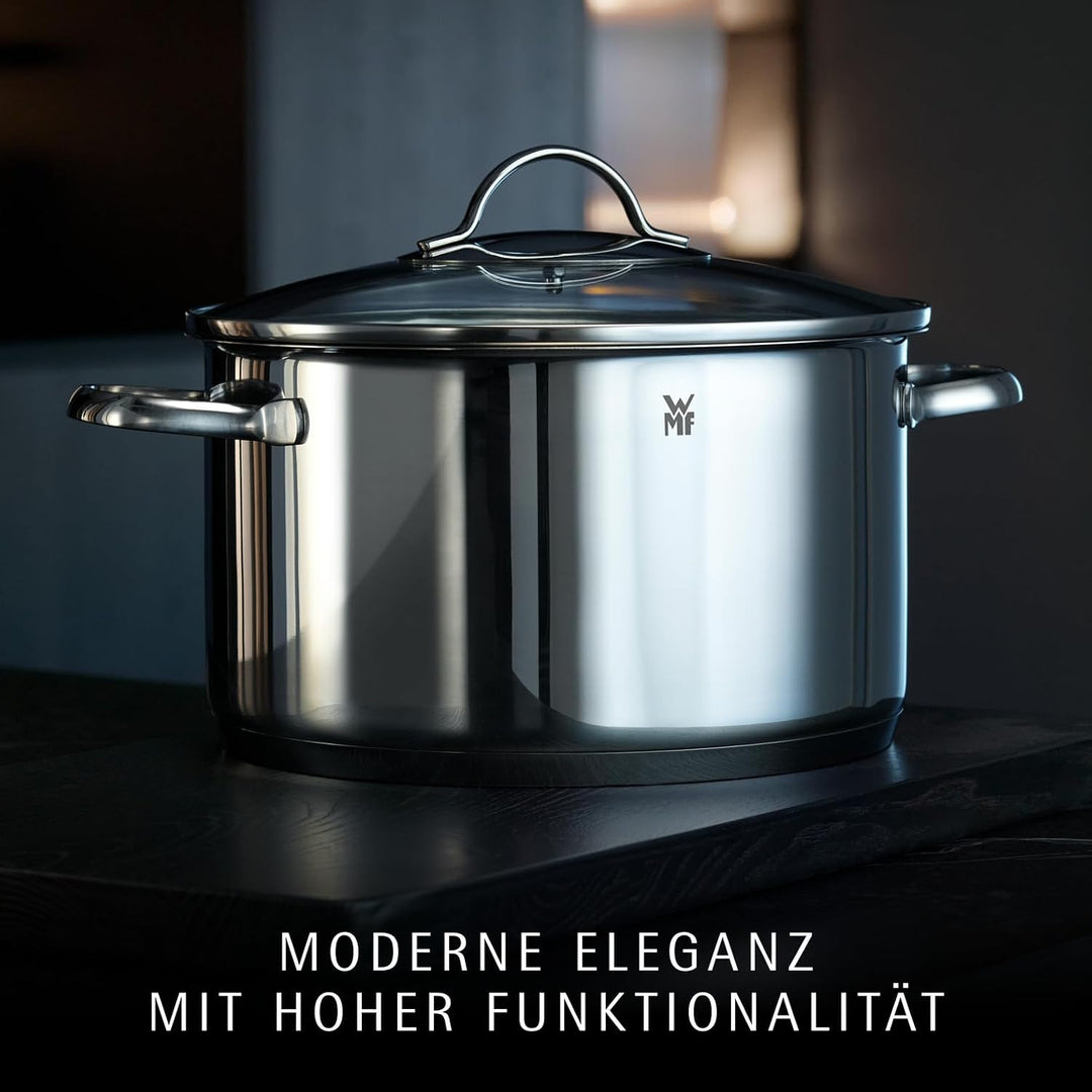 WMF Provence Plus Stielkasserolle 16cm ohne Deckel, Kochtopf klein 1,4l, Milchtopf Induktion, Cromar
