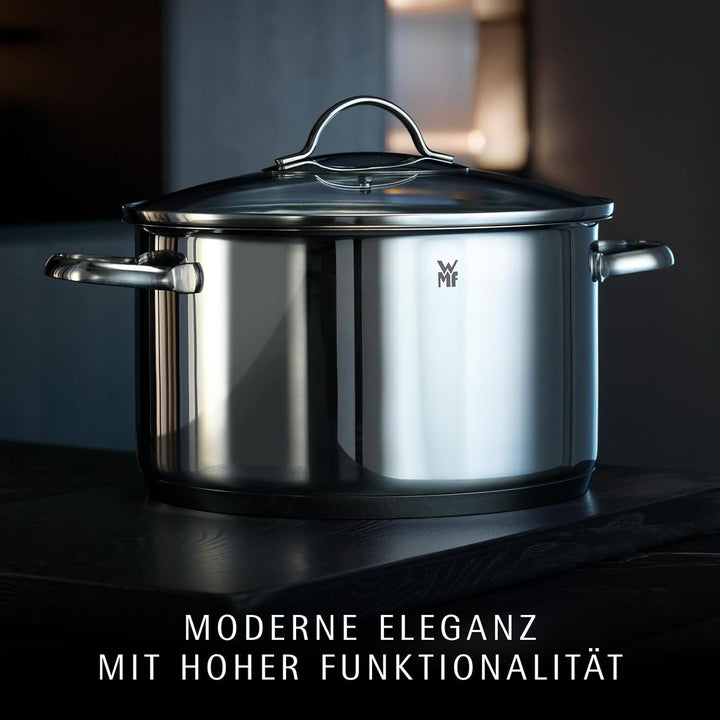 WMF Provence Plus Stielkasserolle 16cm ohne Deckel, Kochtopf klein 1,4l, Milchtopf Induktion, Cromar