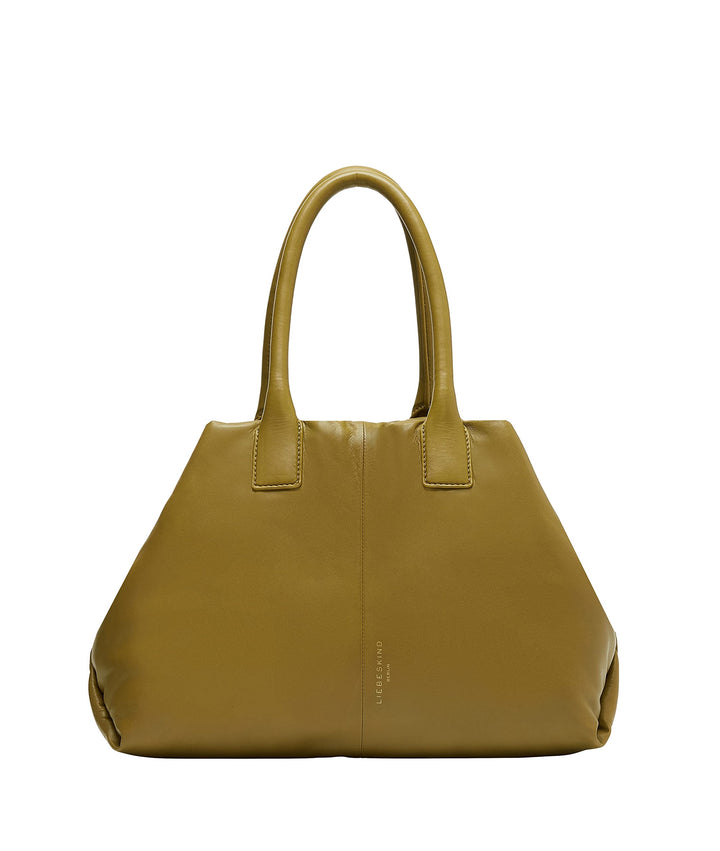 Liebeskind Damen Puffy Chelsea Shopper M Matcha, Matcha