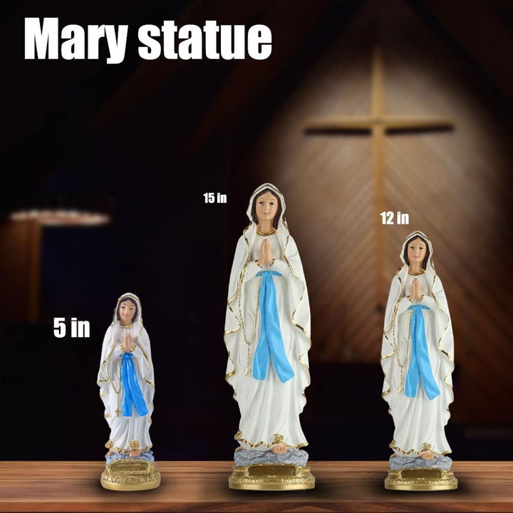 Lourdes Jungfrau Maria Statue, 5.7 inch katholische Gesegnete Jungfrau Maria Statuen, katholisches G