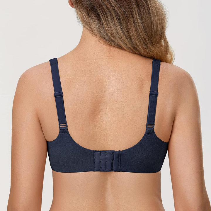 DELIMIRA Damen Minimizer BH mit Bügel 85D Saphir Heather, 85D Saphir Heather