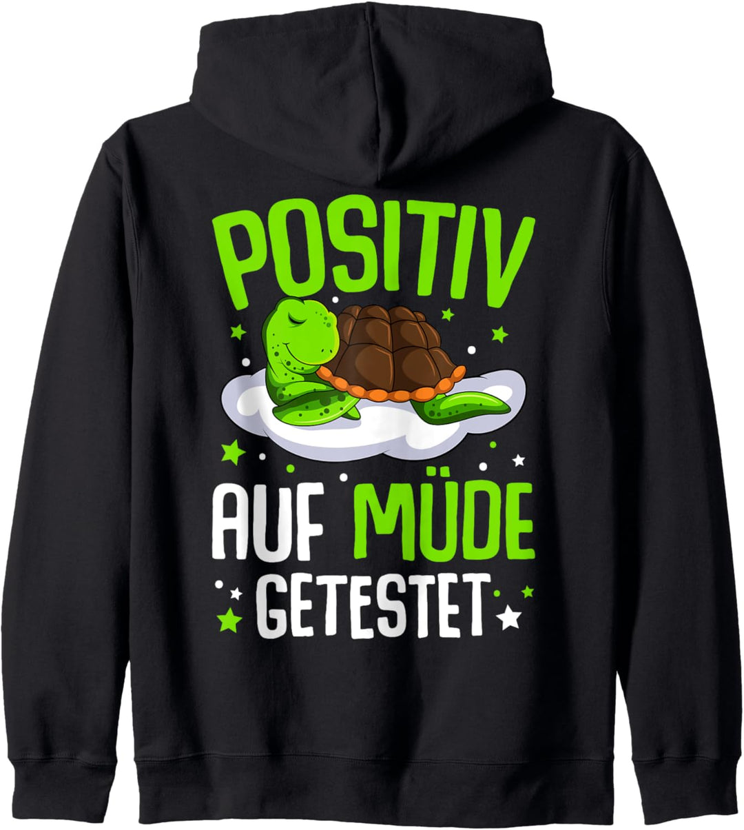 Schildkröte Positiv Auf Müde Getestet Kapuzenjacke