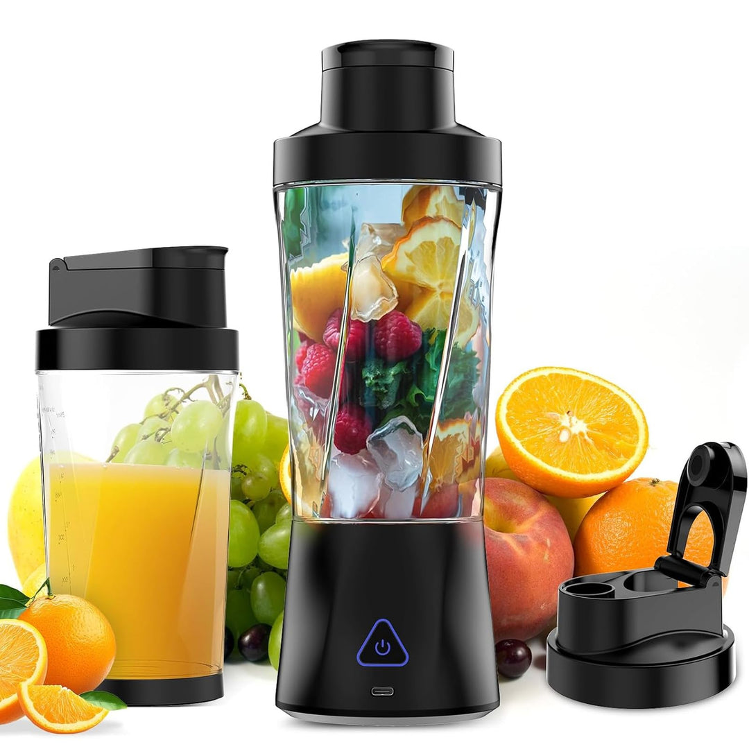 Tragbarer Mixer, 20000 U/Min 700 Ml Schnurloser Persönlicher Mixer für Shakes &amp;, Selbstreinigung Tra