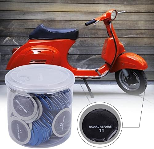 Dwawoo 150 STÜCKE Auto Reifen Reparatur Patch,43mm Runde Reifenreparaturset Reifenreparatur Pilz Pil