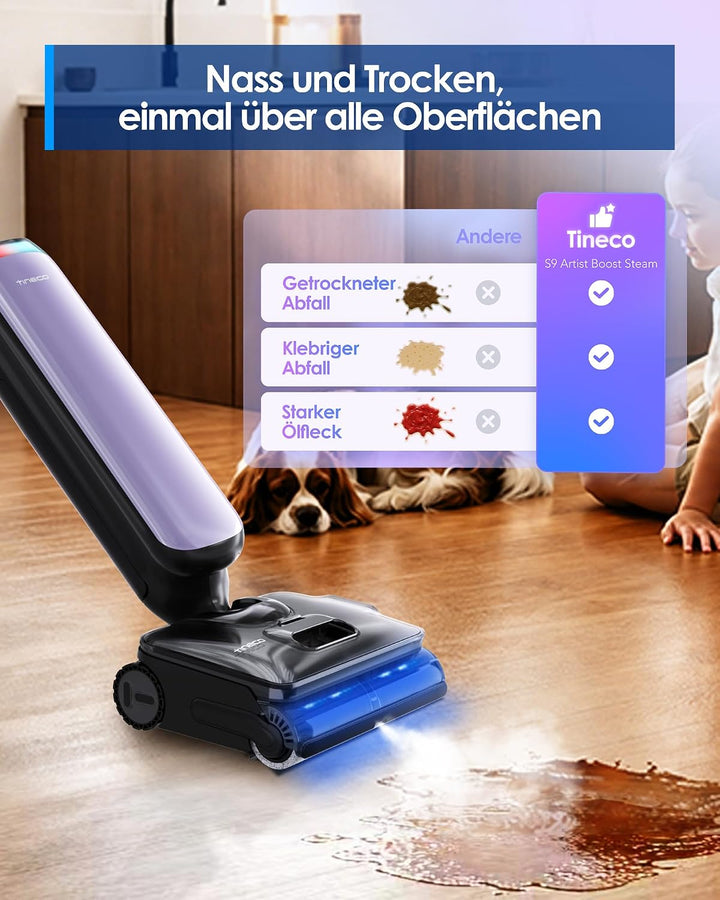 Tineco Floor ONE S9 Artist Boost Steam Smart Nass-Trockensauger