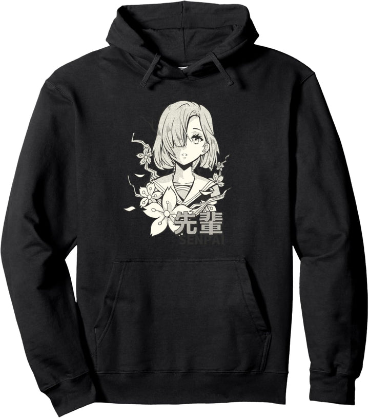 Weibliche Anime-Figur - Japanischer Manga Pullover Hoodie