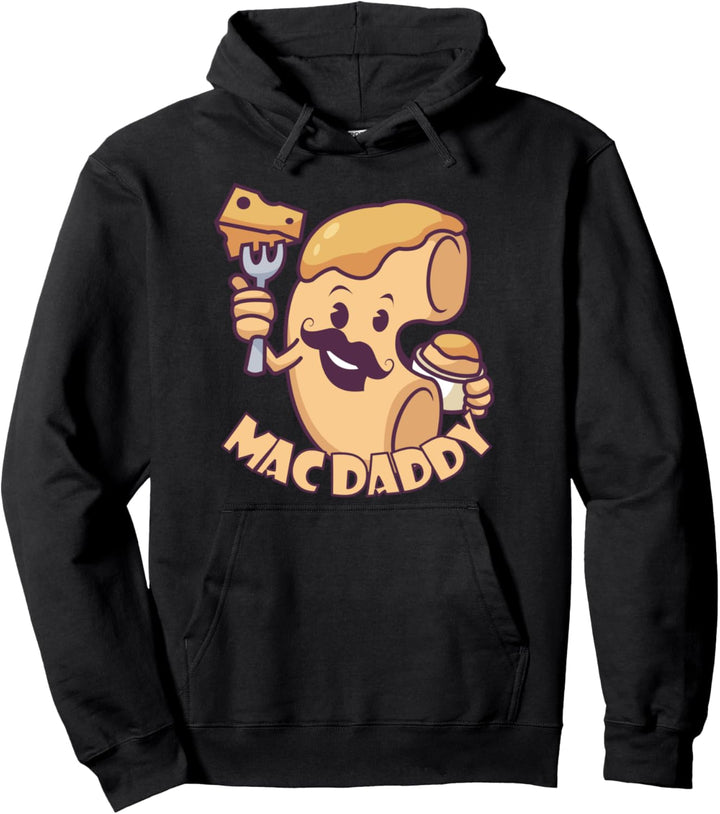 Lustige Mac Daddy Nudeln Mac N Cheese Dad Macaroni Pasta Pullover Hoodie