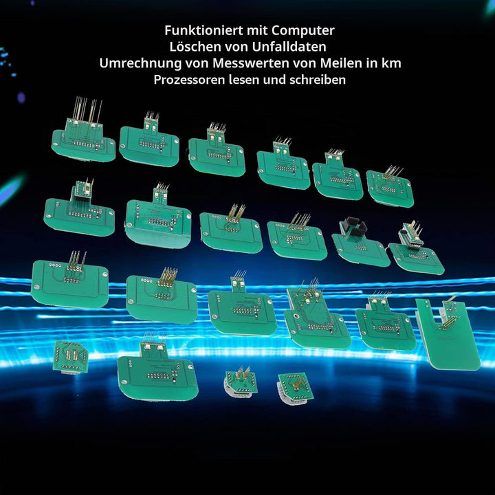 22pcs BDM-Adapter LED-BDM-Rahmensatz BDM Sondenadapter Professionelles Chip-Tuning-Werkzeug Zubehör