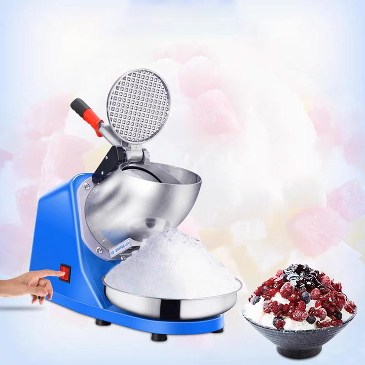 Elektrischer Eisrasierer Maschine,380W Eiszerkleinerer 65kg/h,Elektrisch Ice Crusher für Restaurants