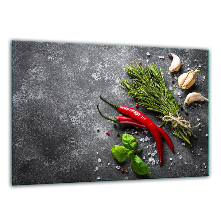 TMK ArtDeko – Schneidebrett Glas – Glasschneidebrett für die Küche 30x22 cm – Robust, Hygienisch &amp; R