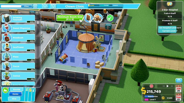 Two Point Hospital [Playstation 4] PlayStation 4 Standard, PlayStation 4 Standard