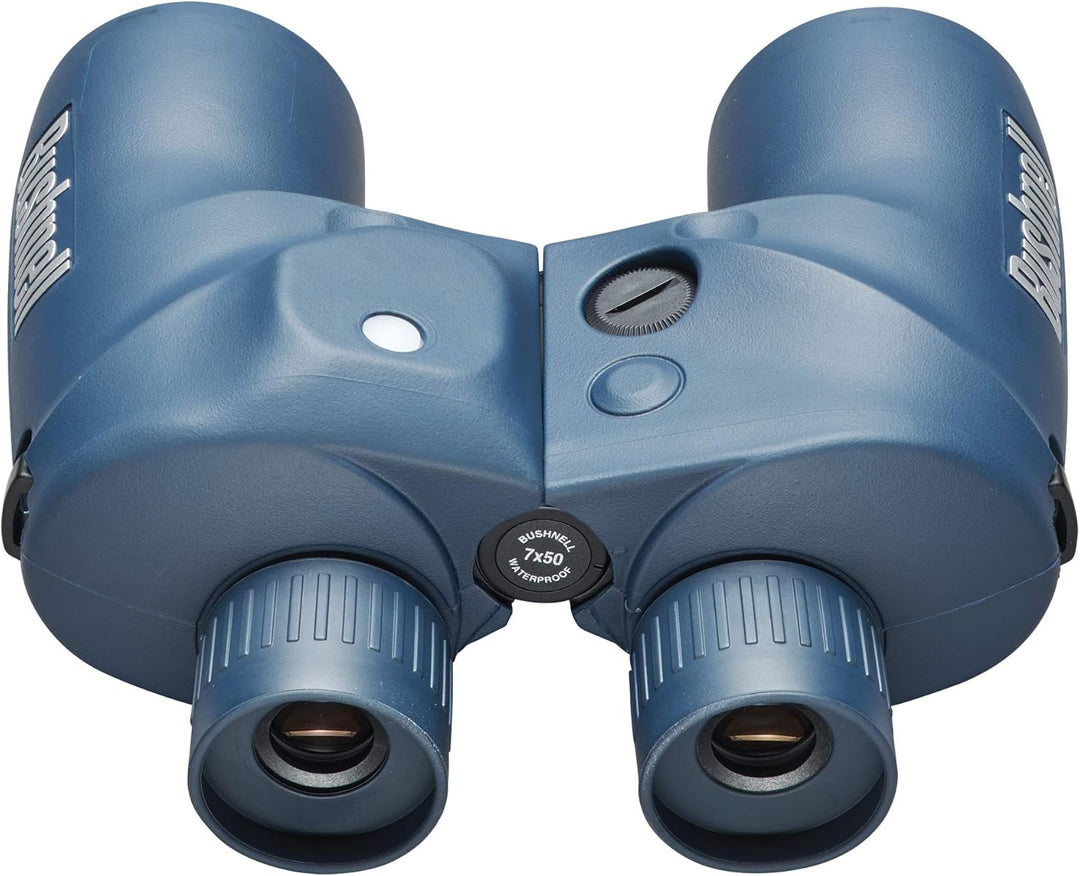 Bushnell Fernglas 7x50 Marine wasserdicht, robust, perfekt für Segeln, Bootsfahrten, MIT Kompass, 13