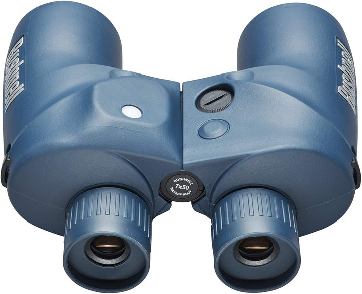 Bushnell Fernglas 7x50 Marine wasserdicht, robust, perfekt für Segeln, Bootsfahrten, MIT Kompass, 13