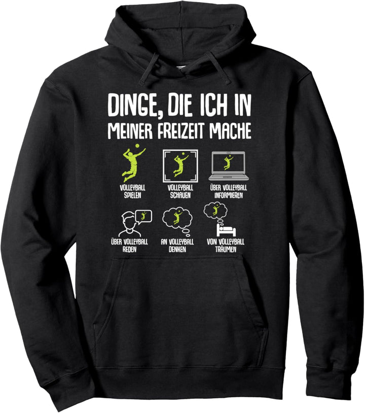 Volleyballer Volleyball Jungen Kinder Herren Pullover Hoodie