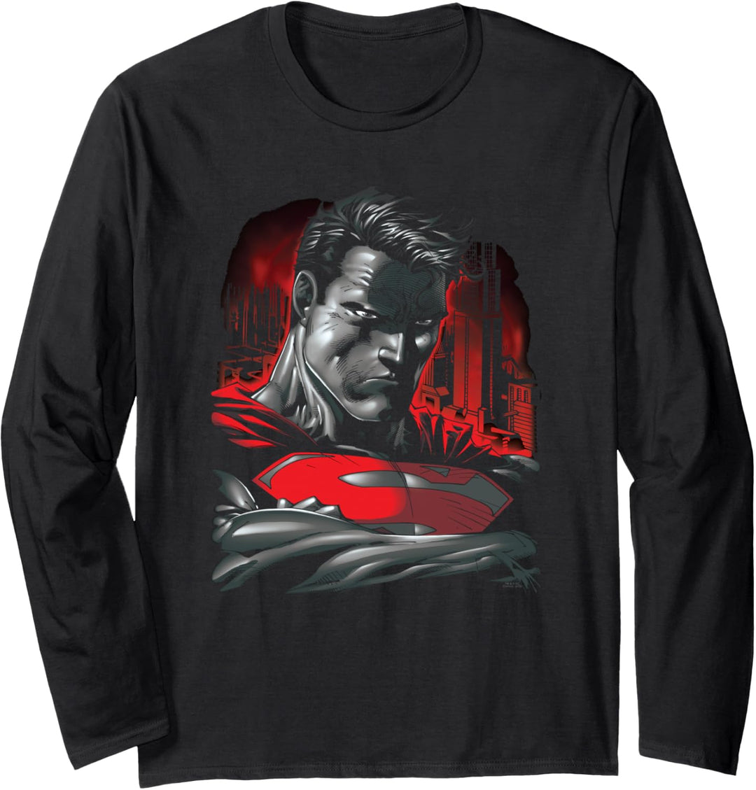 Superman Man of Steel Langarmshirt