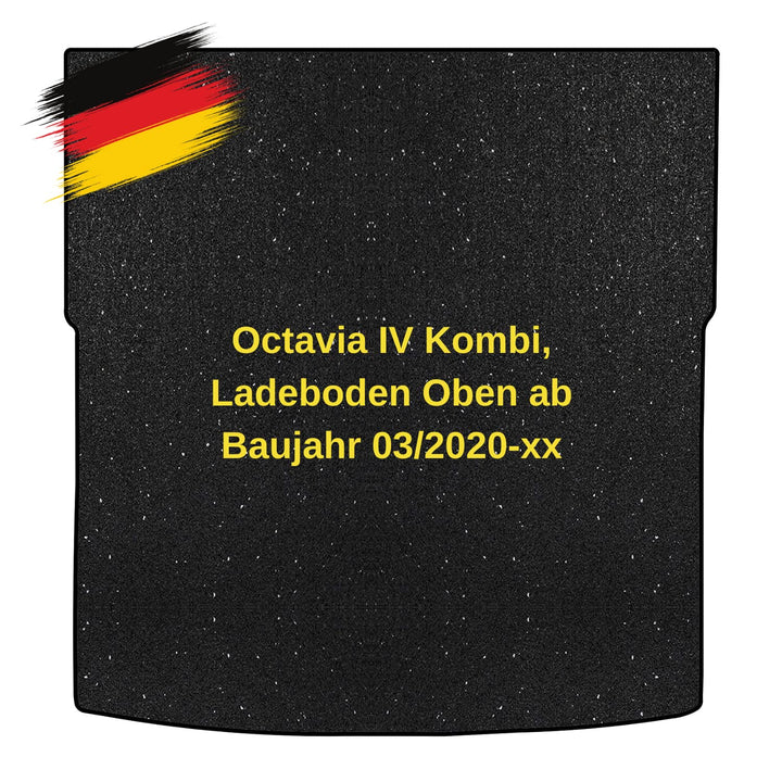 aruma® Antirutschmatte Laderaummatte kompatibel massgeschneidert für Skoda Octavia IV Kombi, Ladebod
