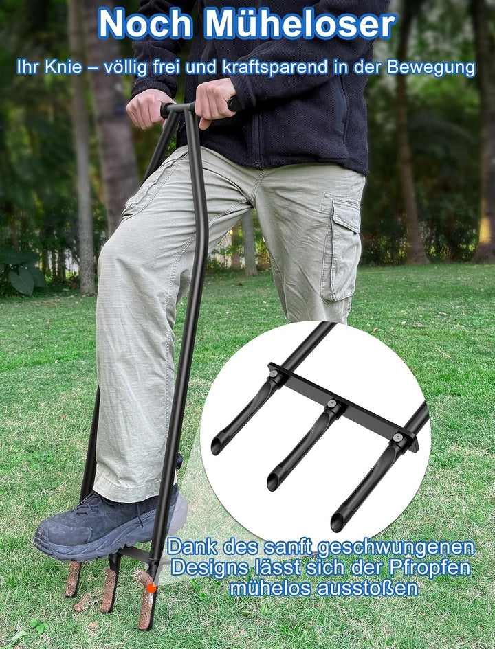 Rasenlüfter, Aerifizierer für Rasen Hohlspoon