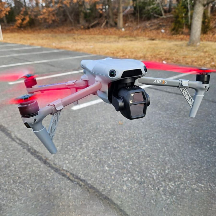 Master Airscrew Stealth Propeller kompatibel mit DJI Air 3 - Rot, 4 Stück, Rot