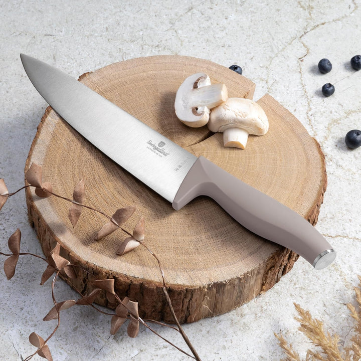 Berlinger Haus Messerset mit Ständer BAMBOO 6-tlg. Taupe Collection BH-2974