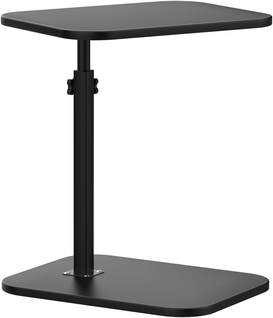 Mobiler Betttisch, Beistelltisch, PC-Halterung für Wohnzimmer, Büro, Schlafzimmer, Bremsen zur Stabi