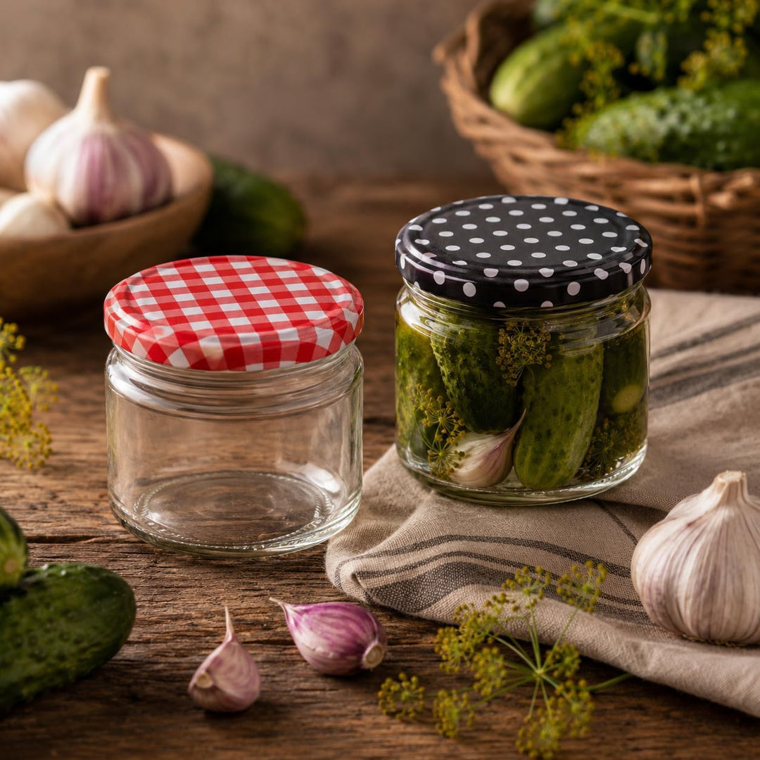 KADAX 100er Set Einmachgläser 200ml TO66, Marmeladengläser Vorratsgläser Mason Jar mit Schraubdeckel