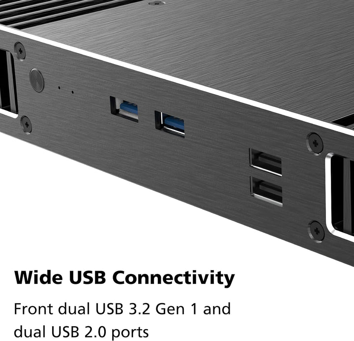 Akasa Plato TN, Low Profile PC Aluminium Gehäuse, Entwickelt für Intel® NUC der 11. Generation (Tige