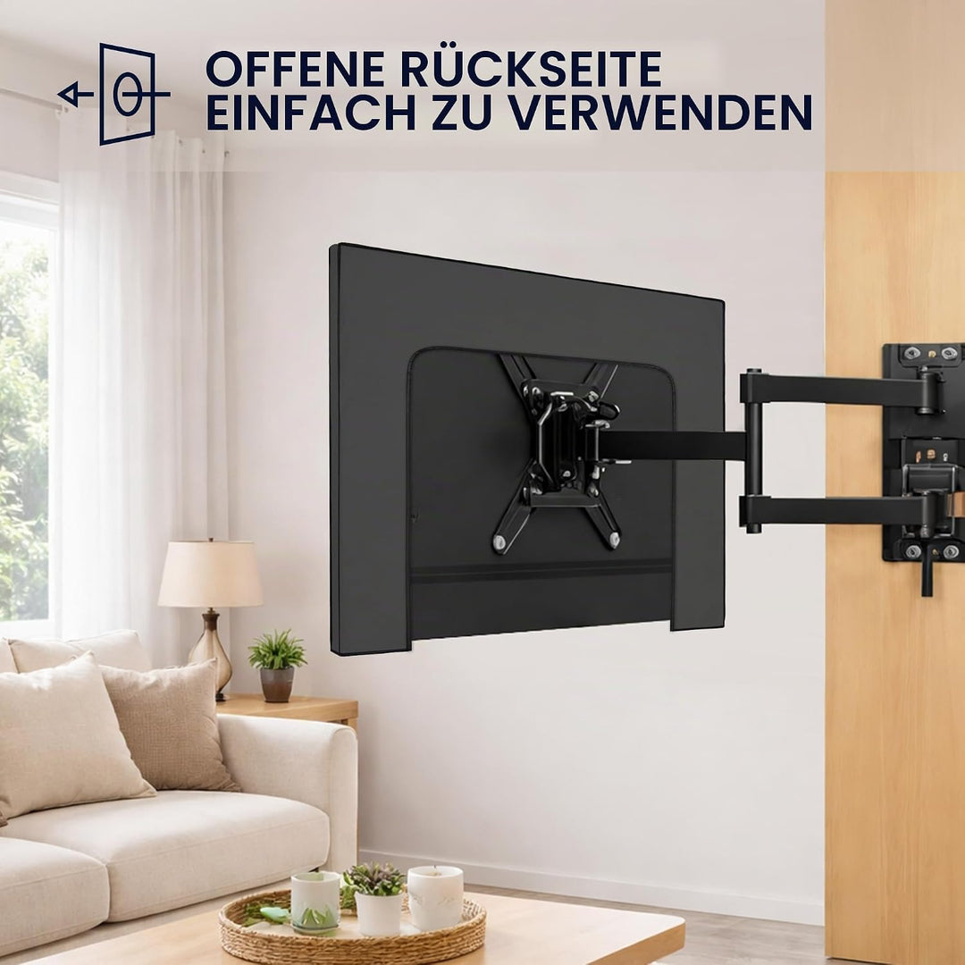 kwmobile 55" TV Abdeckung Indoor - Fernseher Hülle Bildschirmschutz Abdeckung - TV Bildschirm Staubs