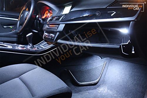 INDIVIDUALise your CAR Innenraumbeleuchtung SET für 5er F10 Limousine (Ohne Panoramadach, Cool-White