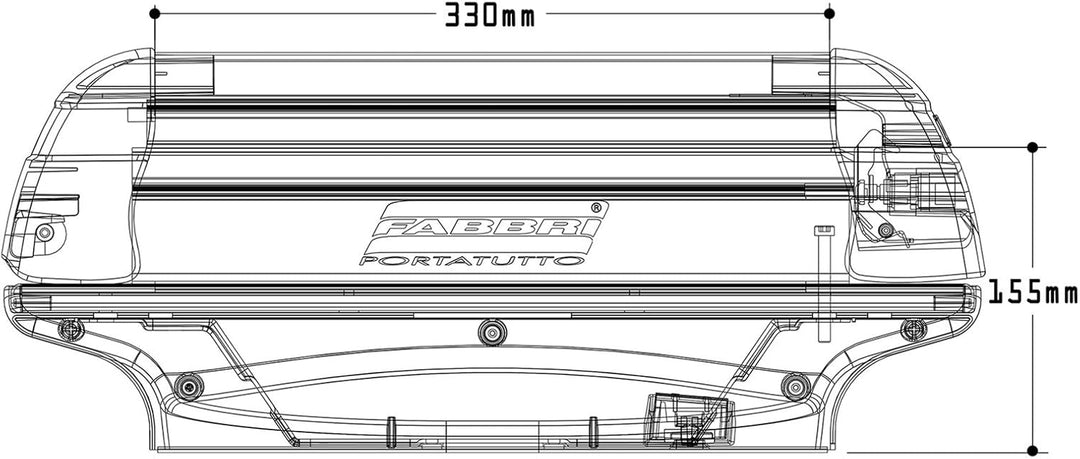 Fabbri, Ski- und Snowboardhalterung, magnetisch, 6940004 HUSKI SKI &amp;