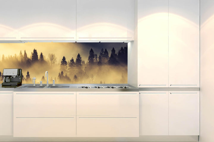 DIMEX Küchenrückwand Folie Selbstklebend WALDLANDSCHAFT 180 x 60 cm | Klebefolie - Dekofolie - Sprit