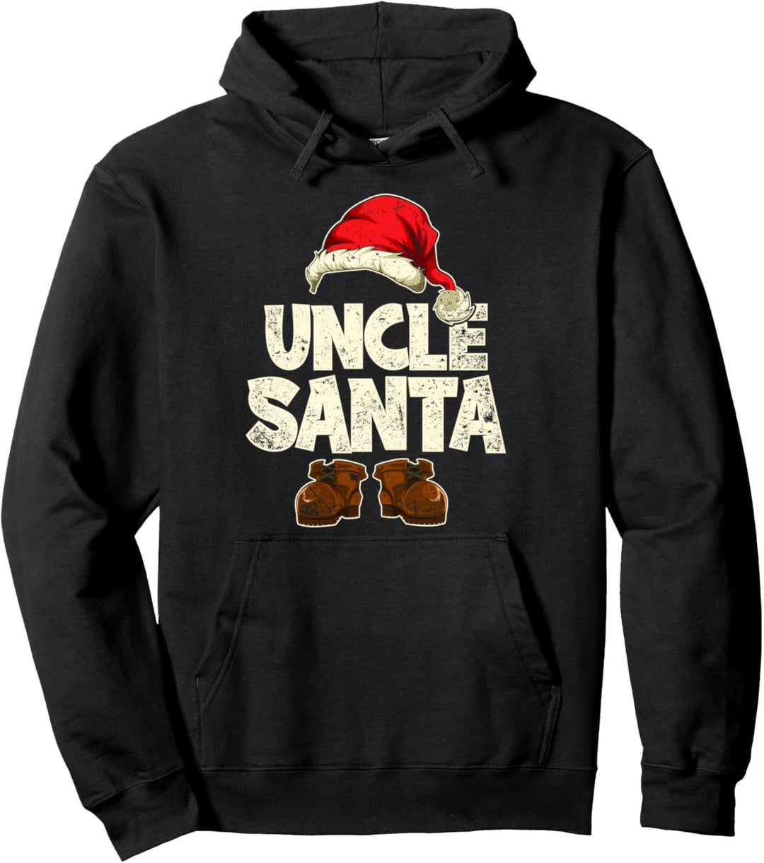 Partnerlook Pajama Xmas Geschenk Onkel Weihnachtsmann Pullover Hoodie
