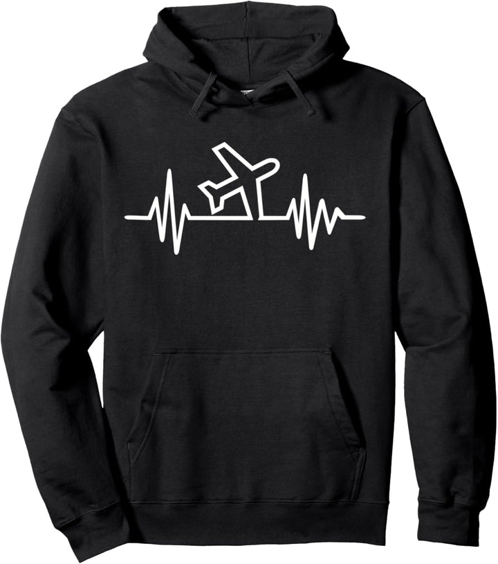 Flugzeug Frequenz Pullover Hoodie