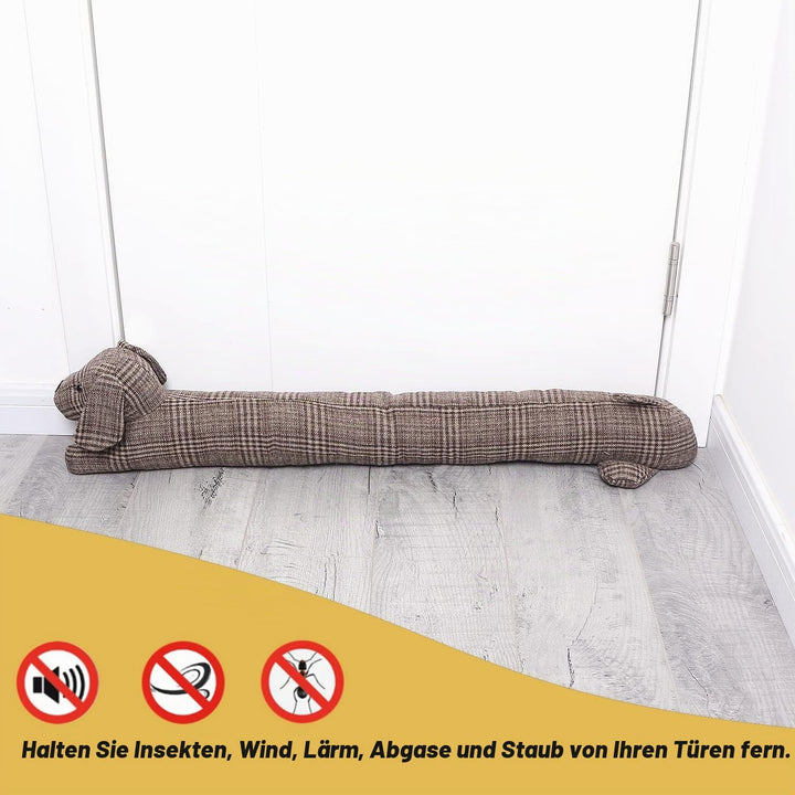 Zugluftstopper für Hunde unter der Tür, strapazierfähig, 1.4 kg, 86.4 cm, dekorativer Stoff, Tür-Zug
