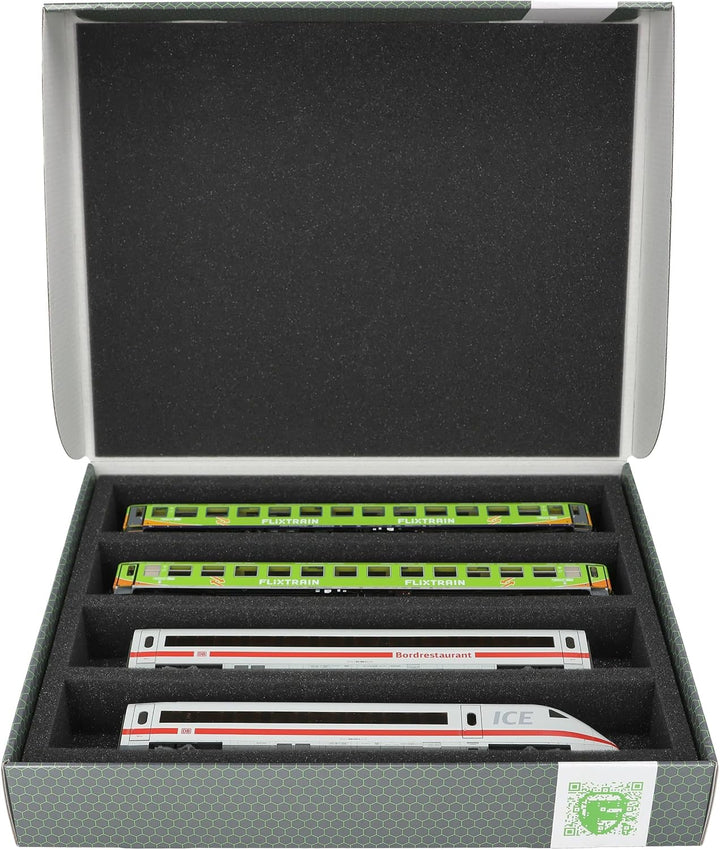 Feldherr 2 Stück Sparpack Lagerbox Spur H0-4 Stege liegend kompatibel mit Modelleisenbahnen, Loks un
